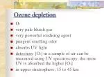 Ozone depletion - slide 1