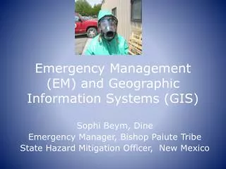 Emergency Management (EM) and Geographic Information Systems (GIS)