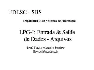 udesc sbs