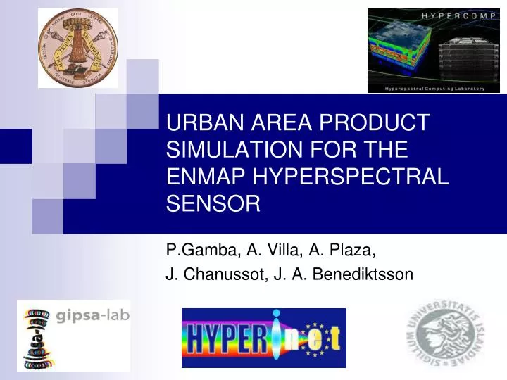 urban area product simulation for the enmap hyperspectral sensor