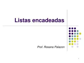 listas encadeadas
