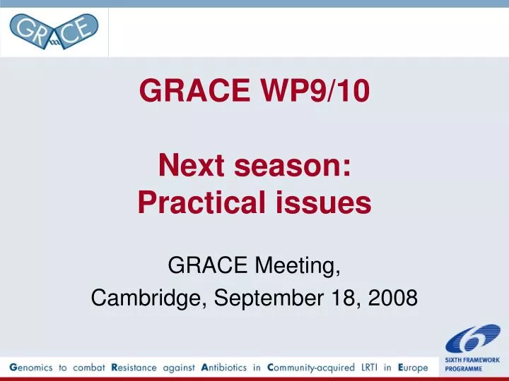 grace wp9 10 next season practical issues