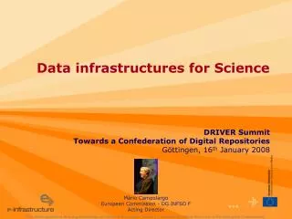 Data infrastructures for Science