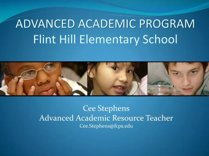 advanced academic program flint hill elementary school