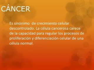 c ncer