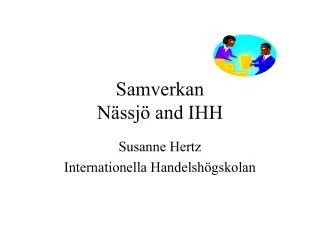 samverkan n ssj and ihh
