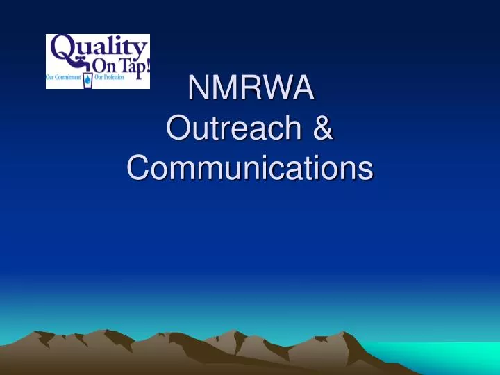 nmrwa outreach communications