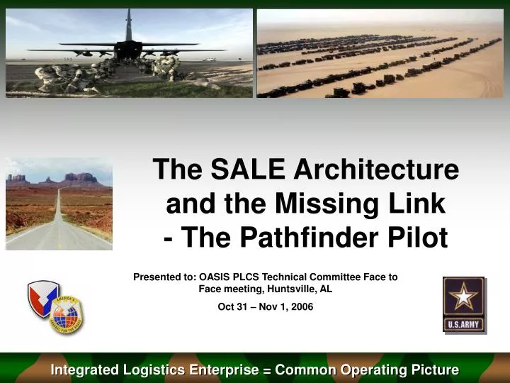 the sale architecture and the missing link the pathfinder pilot