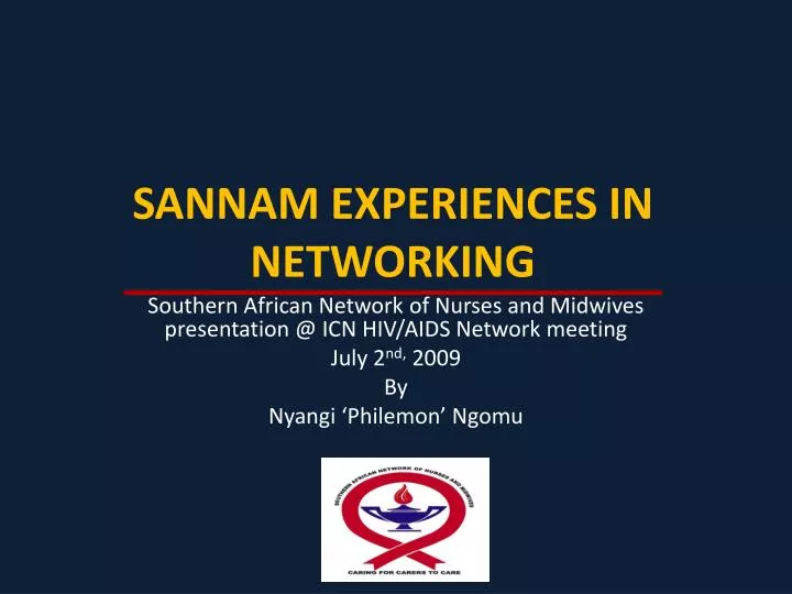 sannam experiences in networking