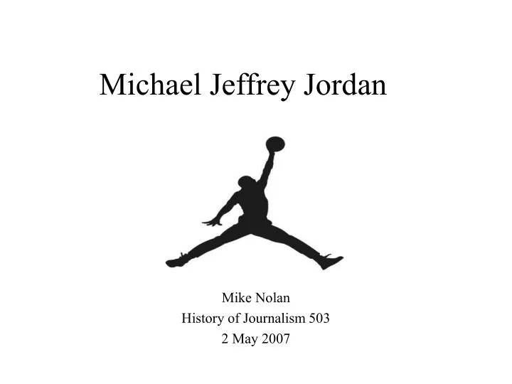 michael jeffrey jordan