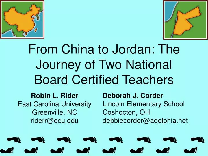 from china to jordan the journey of two national board certified teachers