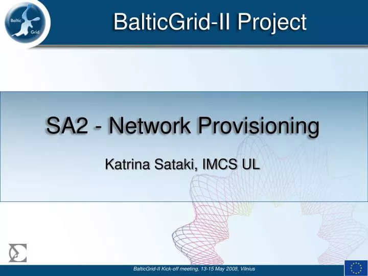 sa2 network provisioning