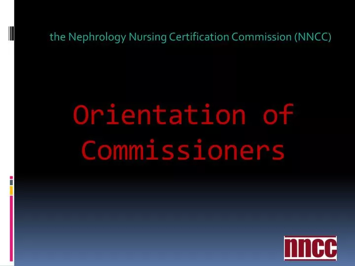 the nephrology nursing certification commission nncc