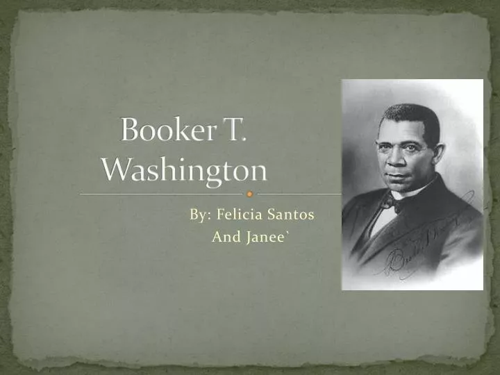 booker t washington