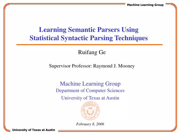 learning semantic parsers using statistical syntactic parsing techniques
