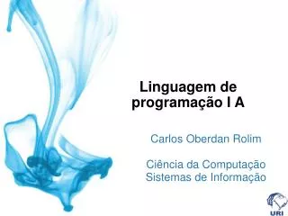 linguagem de programa o i a