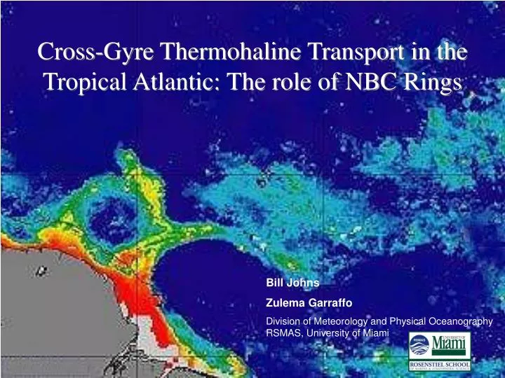 cross gyre thermohaline transport in the tropical atlantic the role of nbc rings