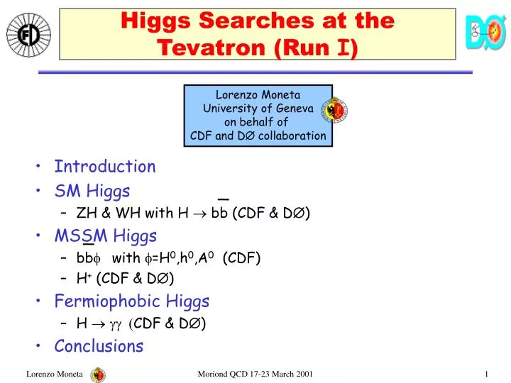 higgs searches at the tevatron run i