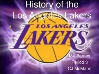 History of the Los Angeles Lakers