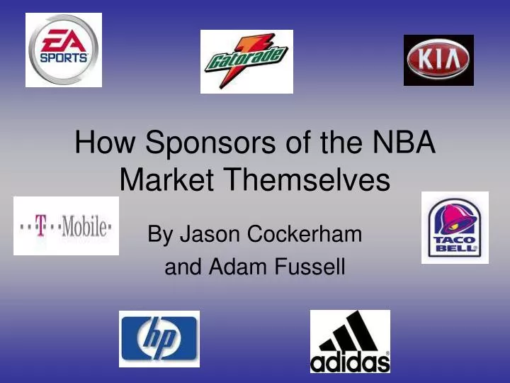 how sponsors of the nba market themselves