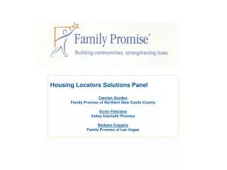 Housing Locators Solutions Panel Carolyn Gordon Family Promise of Northern New Castle County
