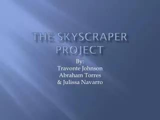 The skyscraper Project