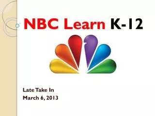 NBC Learn K-12