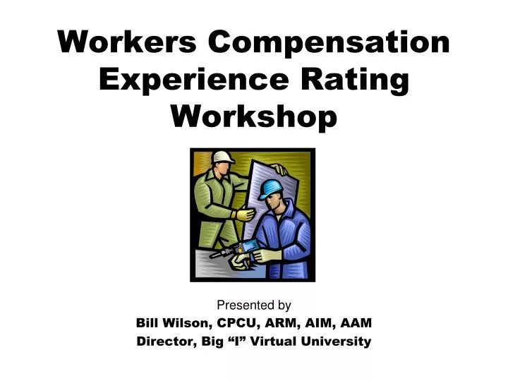 workers compensation experience rating workshop