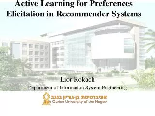 Active Learning for Preferences Elicitation in Recommender Systems