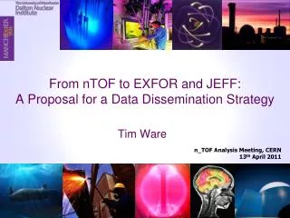 From nTOF to EXFOR and JEFF: A Proposal for a Data Dissemination Strategy