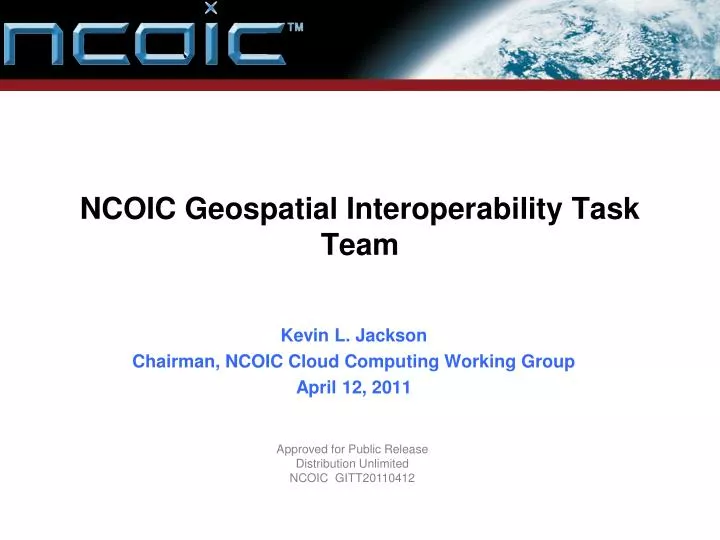 ncoic geospatial interoperability task team