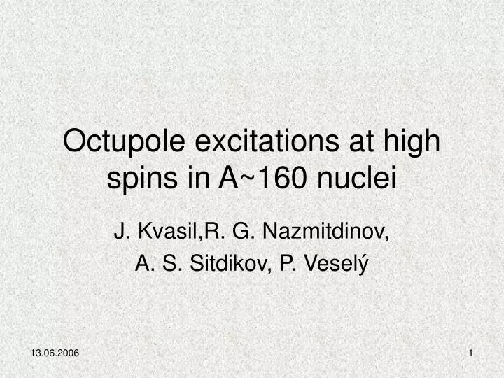octupole excitations at high spins in a 160 nuclei
