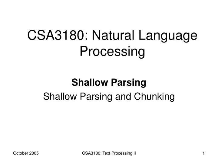 csa3180 natural language processing