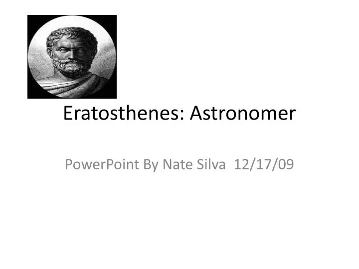 eratosthenes astronomer