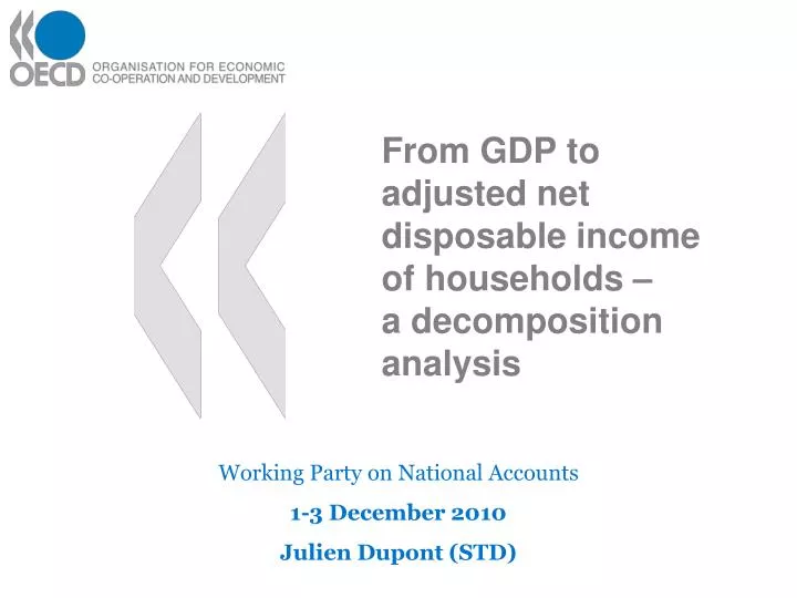 from gdp to adjusted net disposable income of households a decomposition analysis