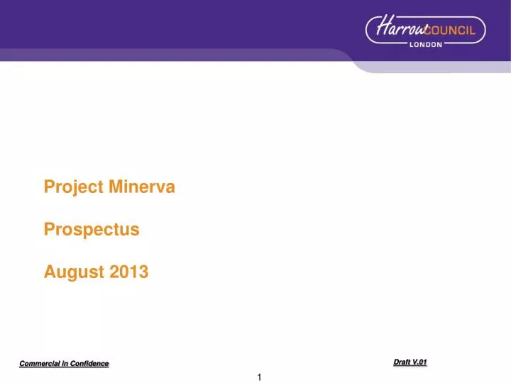 project minerva prospectus august 2013