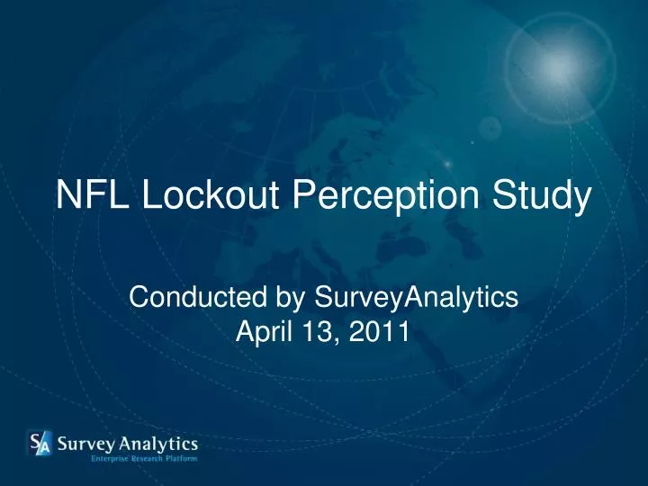 nfl lockout perception study
