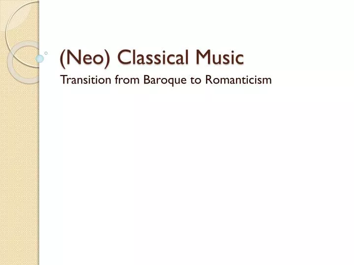 neo classical music