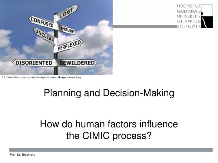 planning and decision making
