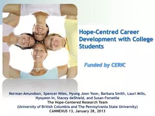 Hope-Centred Career Development with College Students
