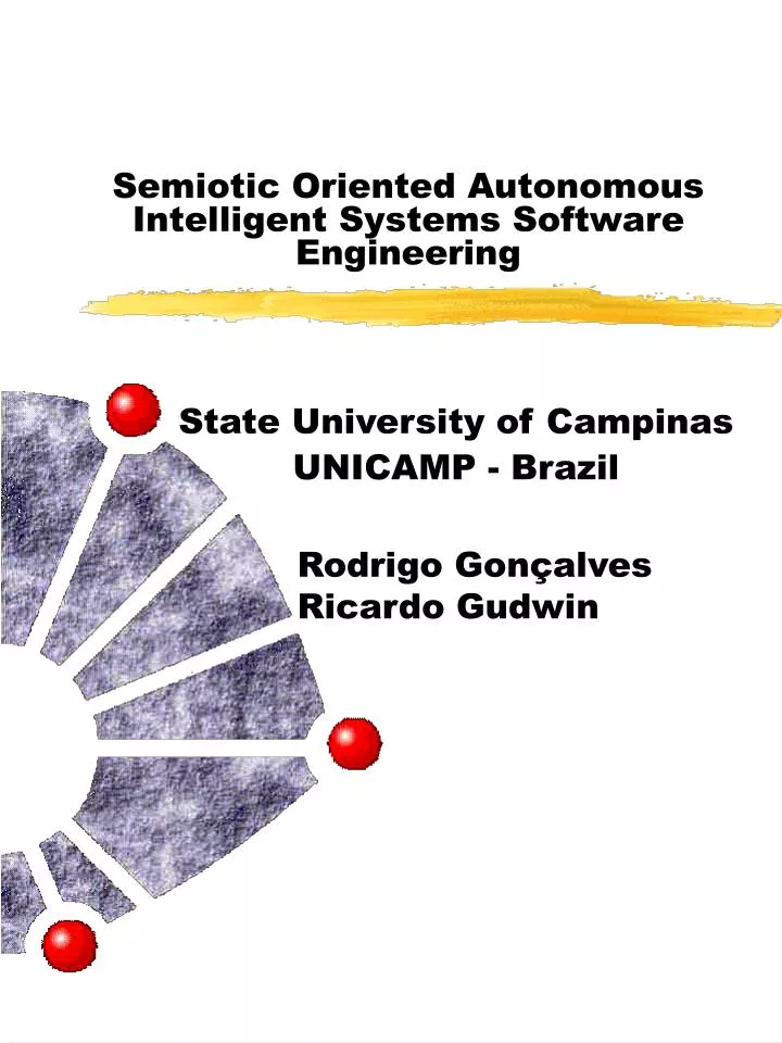 semiotic oriented autonomous intelligent systems software engineering