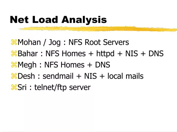 net load analysis