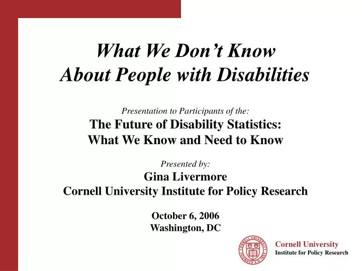 what we don t know about people with disabilities