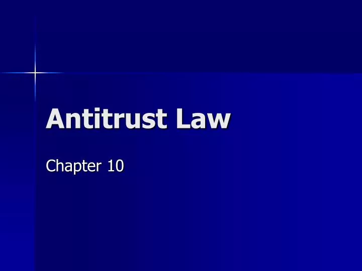 antitrust law