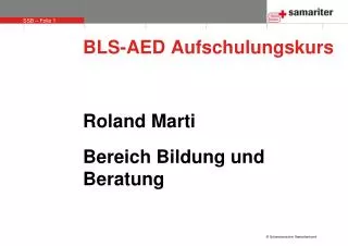 bls aed aufschulungskurs