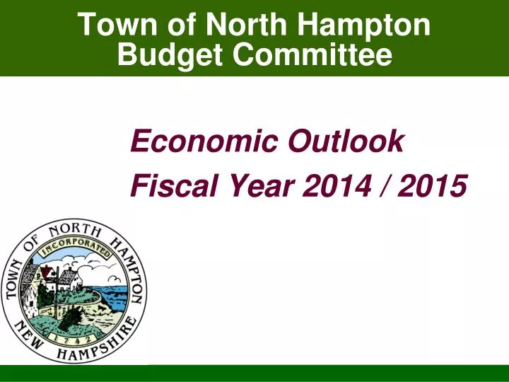 town of north hampton budget committee