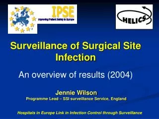 Surveillance of Surgical Site Infection An overview of results (2004)