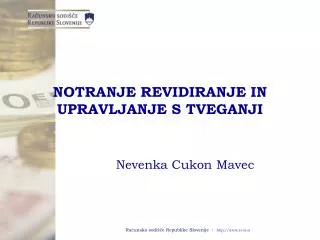 notranje revidiranje in upravljanje s tveganji