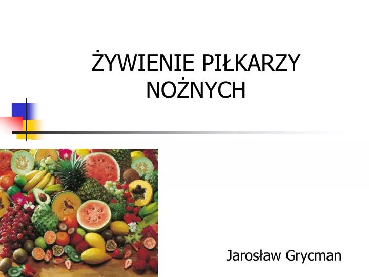 ywienie pi karzy no nych