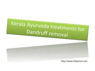 Kerala Ayurveda treatment for dandruf treatment